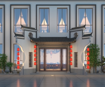 Chinese Style Facade Element-ID:404771095