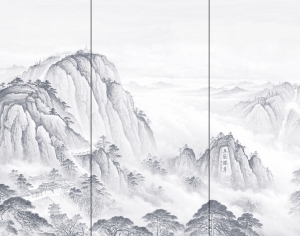 中式背景墙-ID:608270232