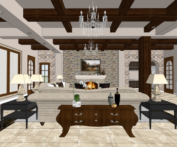 American Style A Living Room-ID:173350101