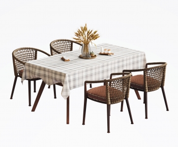 Modern Dining Table And Chairs-ID:782758954