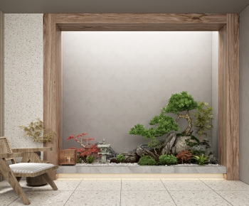New Chinese Style Plant Landscaping-ID:681744106