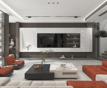 Modern A Living Room-ID:245785952