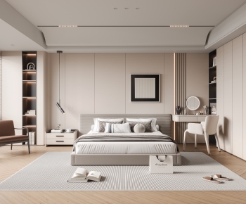 Modern Wabi-sabi Style Bedroom-ID:699163913