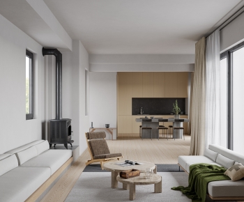 Modern A Living Room-ID:658159971