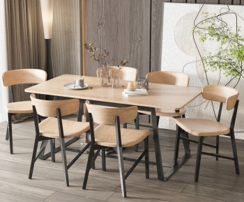 Modern Dining Table And Chairs-ID:250684026
