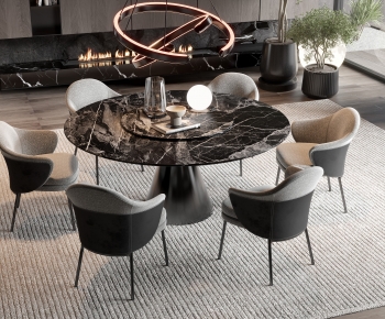 Modern Dining Table And Chairs-ID:927900087