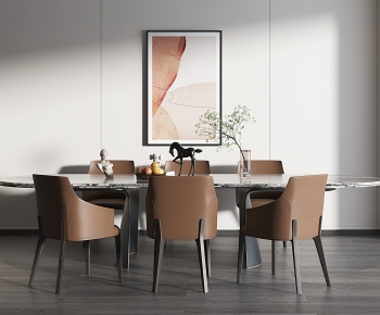 Modern Dining Table And Chairs-ID:178370956