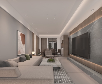 Modern A Living Room-ID:779365063