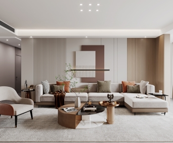 Modern A Living Room-ID:464178097