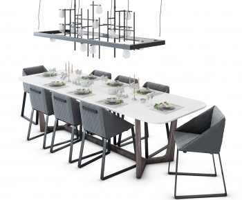 Modern Dining Table And Chairs-ID:274753093