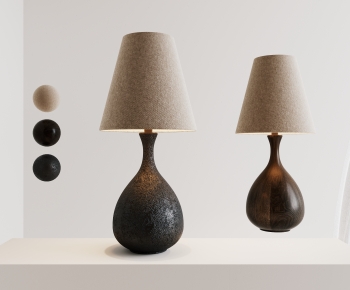 Wabi-sabi Style Table Lamp-ID:233814955