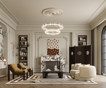 French Style A Living Room-ID:100271949