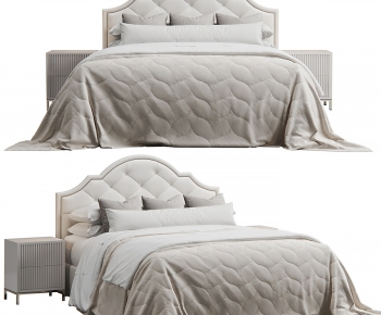 Modern Double Bed-ID:580744986