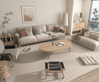 Modern A Living Room-ID:358489992
