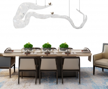 Modern Dining Table And Chairs-ID:660485034