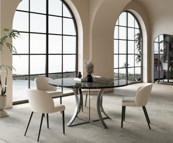 Modern Dining Table And Chairs-ID:707911978