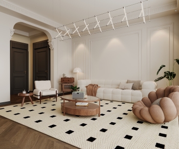 French Style A Living Room-ID:778559924