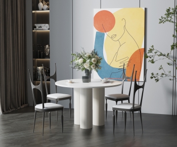 Modern Dining Table And Chairs-ID:600963129