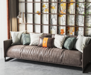 New Chinese Style Multi Person Sofa-ID:662853965
