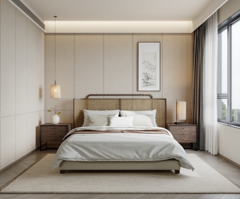 New Chinese Style Bedroom-ID:571345092