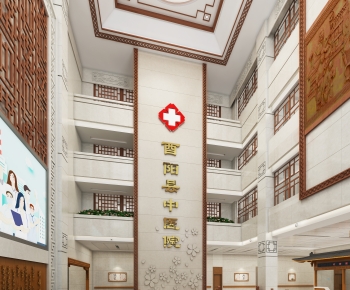 Chinese Style Hospital Hall-ID:561593064