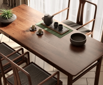 新中式茶桌椅组合-ID:293948897