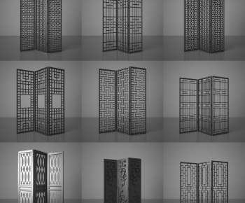 Modern Metal Screen Partition-ID:934091099