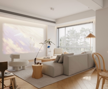 Japanese Style A Living Room-ID:983159555