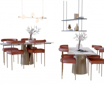 Nordic Style Dining Table And Chairs-ID:345335017