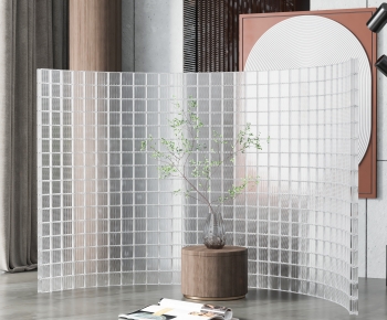 Modern Glass Screen Partition-ID:942404998