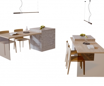 Nordic Style Dining Table And Chairs-ID:568034894