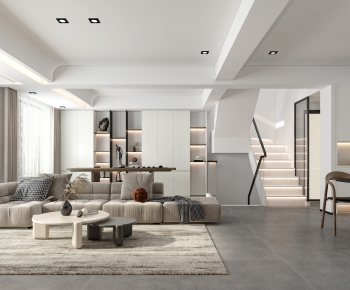 Wabi-sabi Style A Living Room-ID:574959997