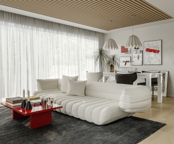 Modern A Living Room-ID:793632983
