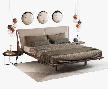 Modern Double Bed-ID:420202027