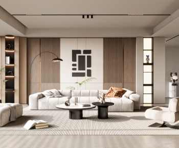 Modern A Living Room-ID:972702038