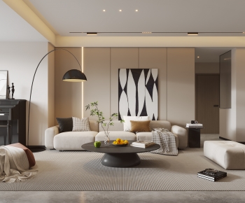 Modern A Living Room-ID:278697015
