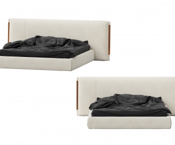 Modern Double Bed-ID:620466956
