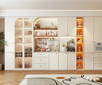 Nordic Style Wine Cabinet-ID:623382097