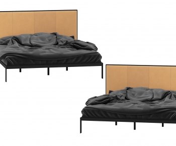 Modern Double Bed-ID:470963954