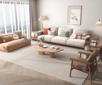 Nordic Style Japanese Style Sofa Combination-ID:918715954