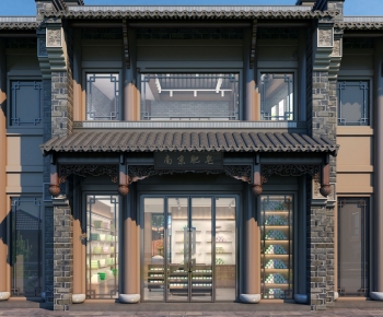 Chinese Style Facade Element-ID:472250011