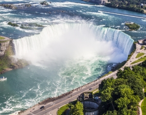 瀑布外景，鸟瞰贴图-ID:219043021