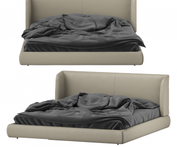 Modern Double Bed-ID:605288989