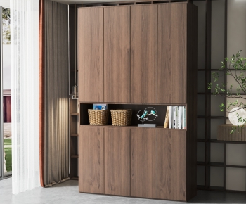 New Chinese Style Balcony Cabinet-ID:872070885