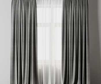 现代窗帘窗纱-ID:984559139