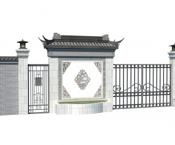 Chinese Style Landscape Wall-ID:863737113