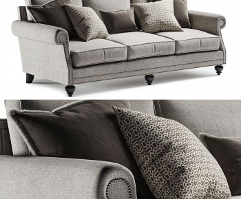 Modern Three-seat Sofa-ID:448097945