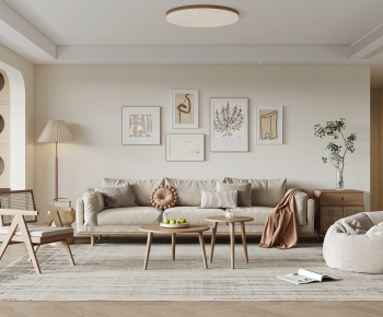 Nordic Style A Living Room-ID:293777942