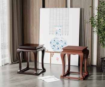 New Chinese Style Stool-ID:759366049
