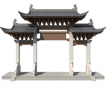 Chinese Style Building Component-ID:333559599